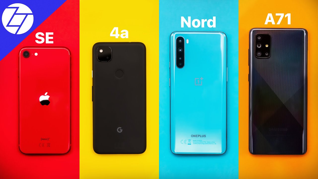 iPhone SE vs Pixel 4a vs OnePlus Nord vs Samsung A71 - BEST 2020 Budget Phone?