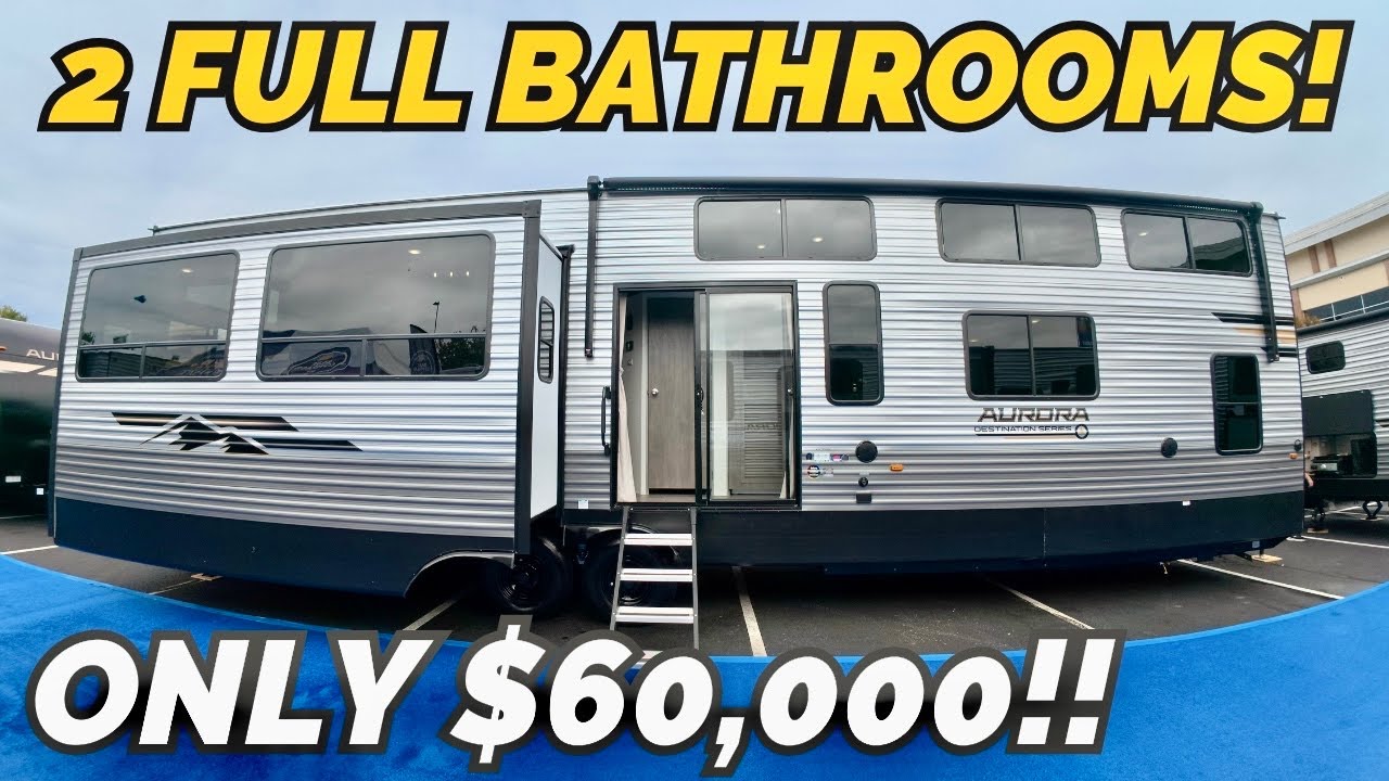 43ft RV with 2 BATHROOMS at just $60k?!  WOW | 2026 Forest River Aurora 43Condo