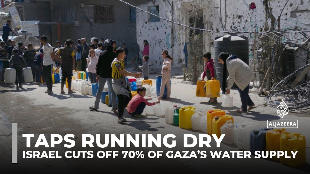 Israel cuts off 70% of Gaza's water supply: Municipality