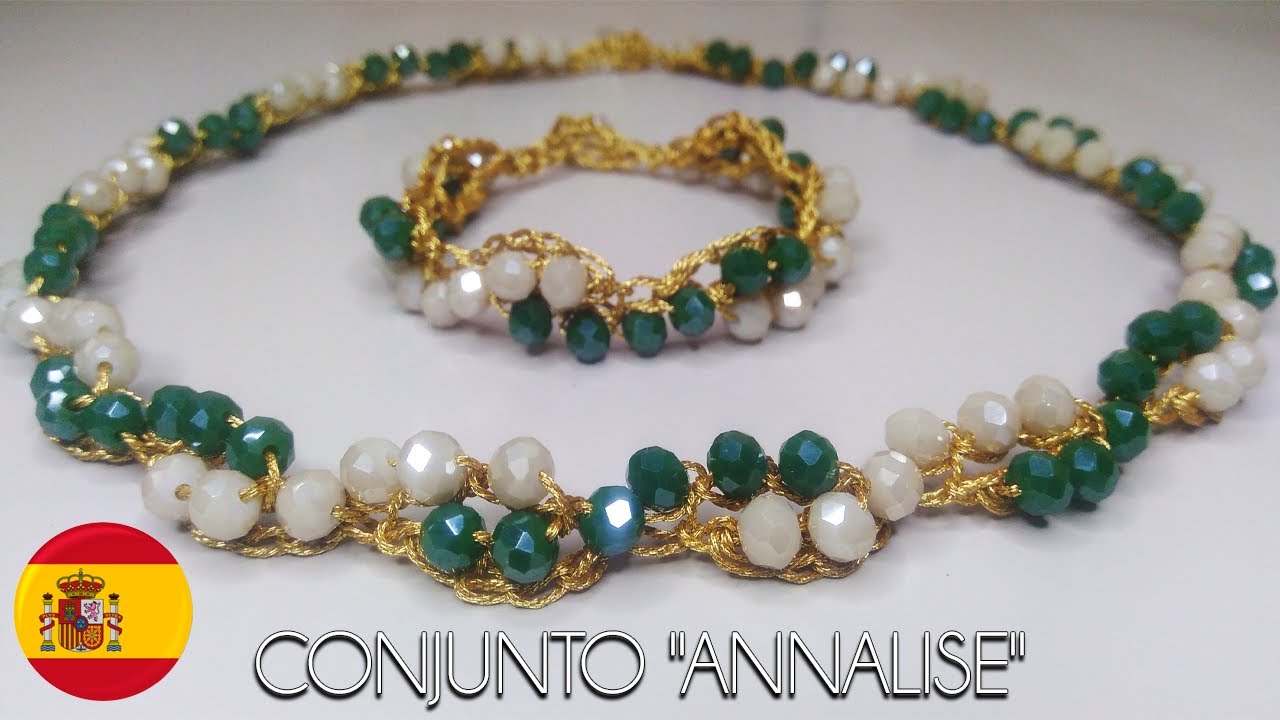 Conjunto Annalise Collar + Pulsera chic y eficaz, ¡muy fácil de realizar para sorprender a todos!