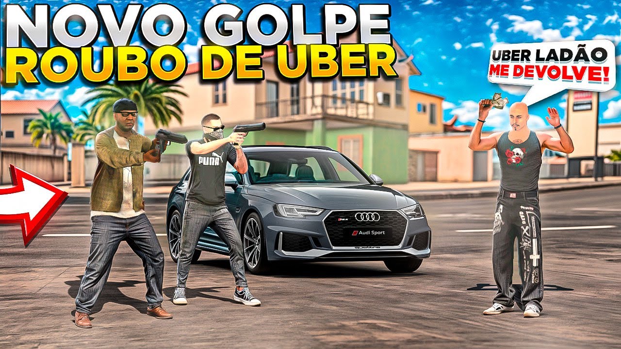 FIZ O GOLPE DO UBER! DEI FUGA NOS POLICIAIS NO RIO RISE
