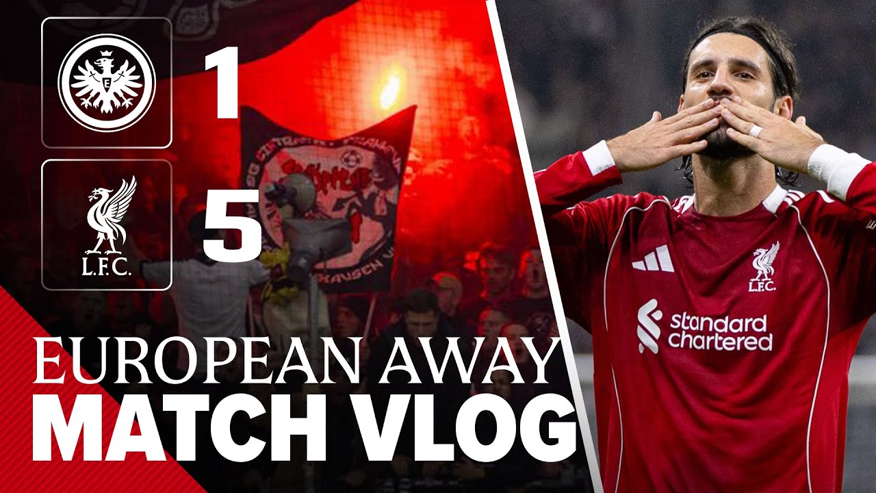 SZOBOSZLAI SENDS AWAY END MENTAL WITH STUNNING GOAL! 🔥 | FRANKFURT 1-5 LIVERPOOL | MATCH DAY VLOG