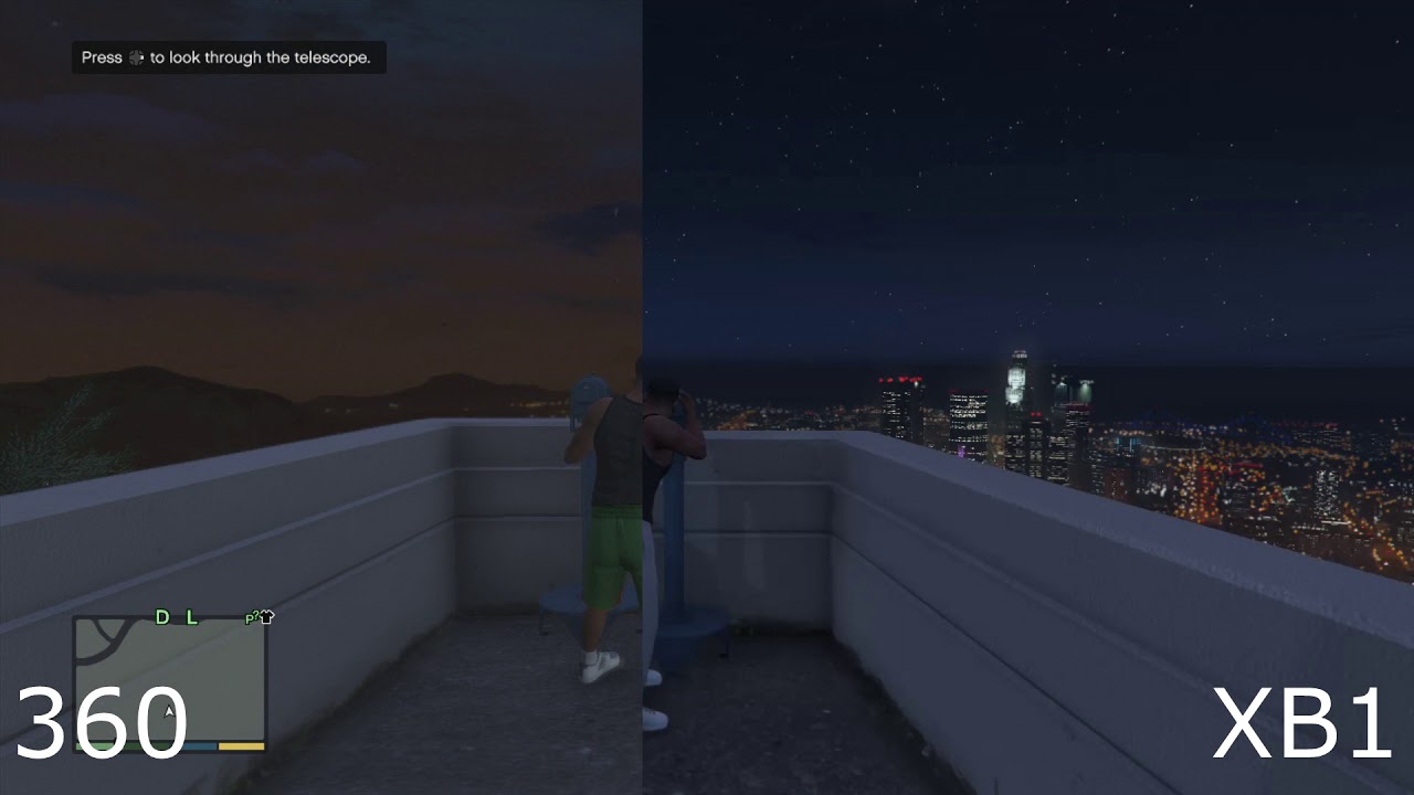 GTA V Xbox One vs Xbox 360 Comparison