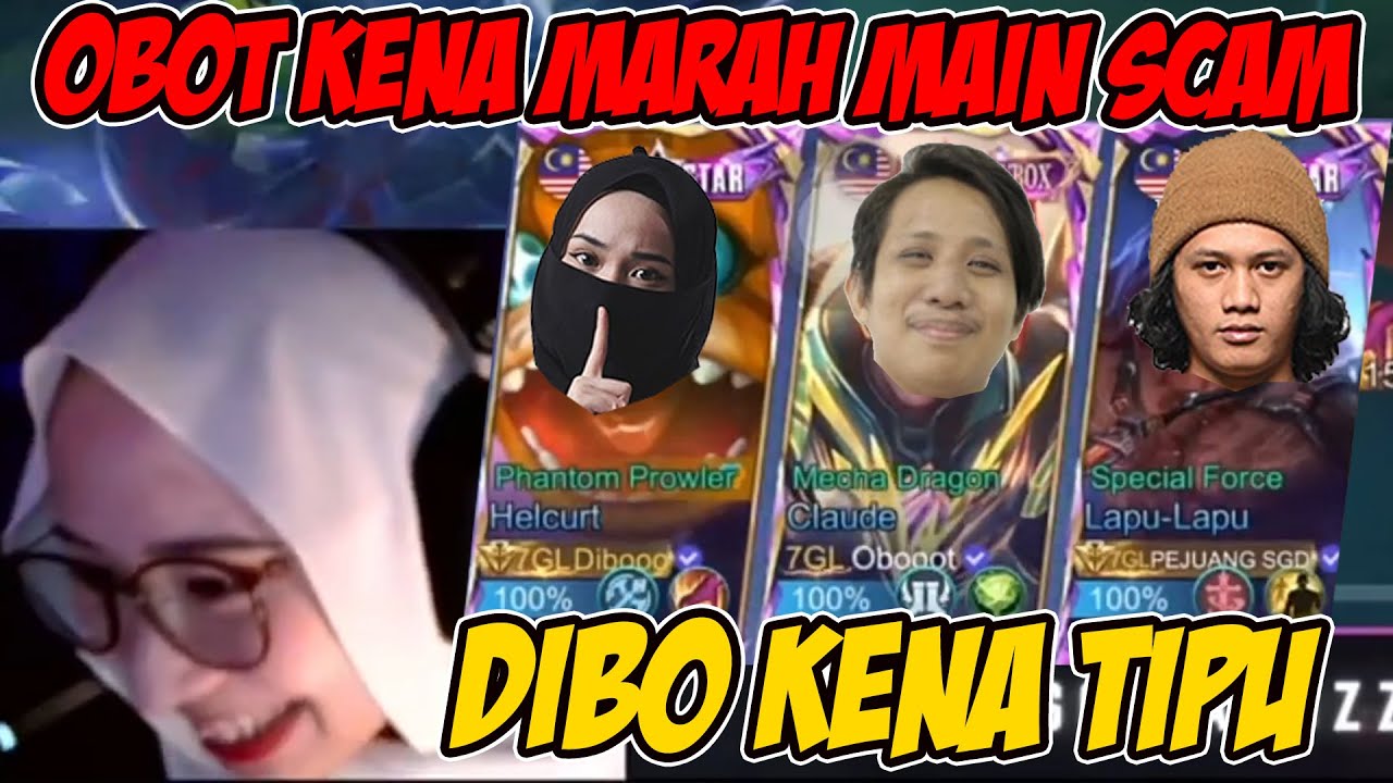Dibo Marah !! Obot Main Scam 😂 !! MOBILE LEGENDS