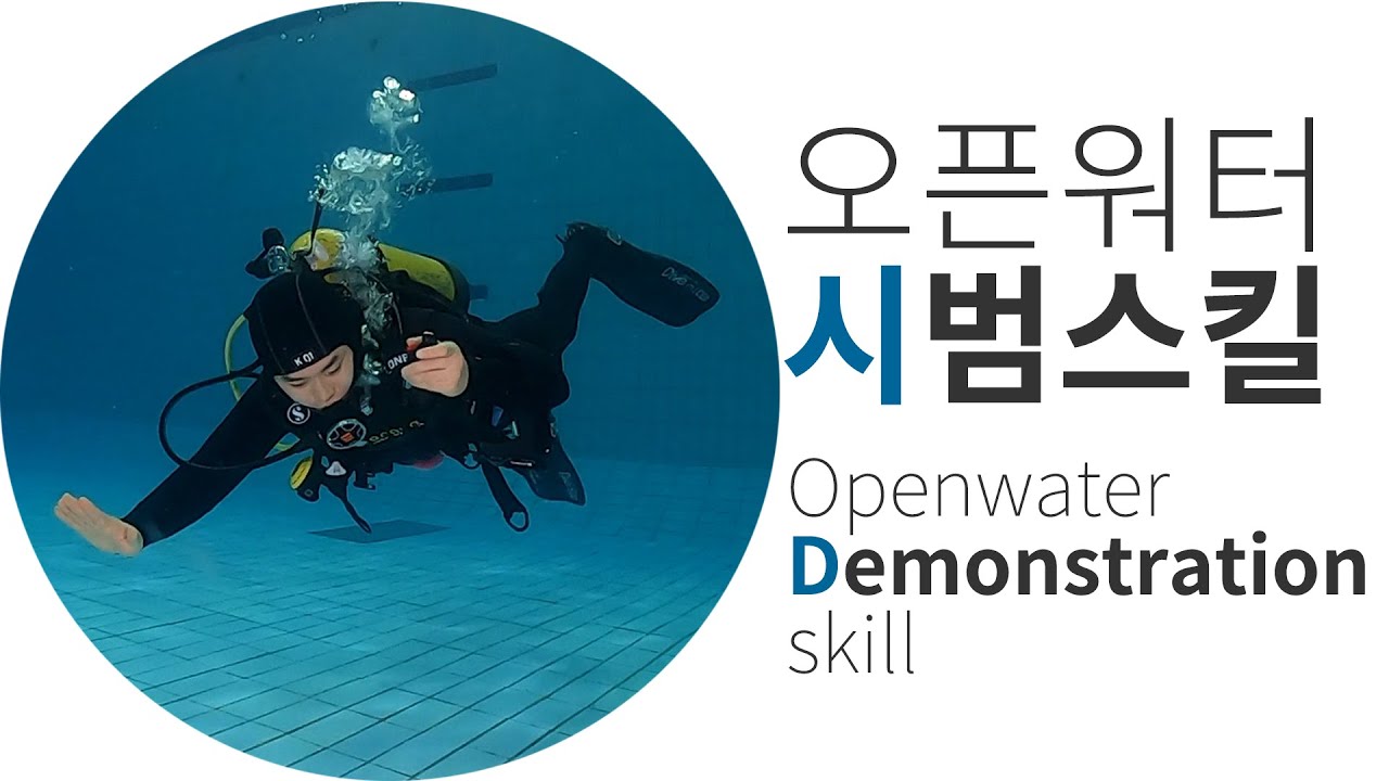 스쿠버 다이빙 - 오픈워터 시범 스킬 (마스터 강사 과정) by 브라더스쿠바