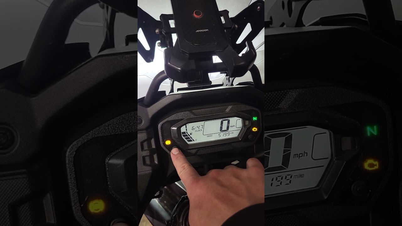 Gen 3 KLR 650 adjust/change time clock settings  