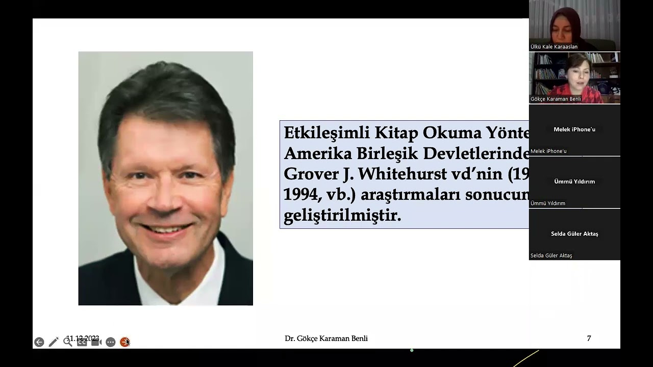 Dr. Gökçe KARAMAN BENLİ  Etkileşimli Kitap Okuma