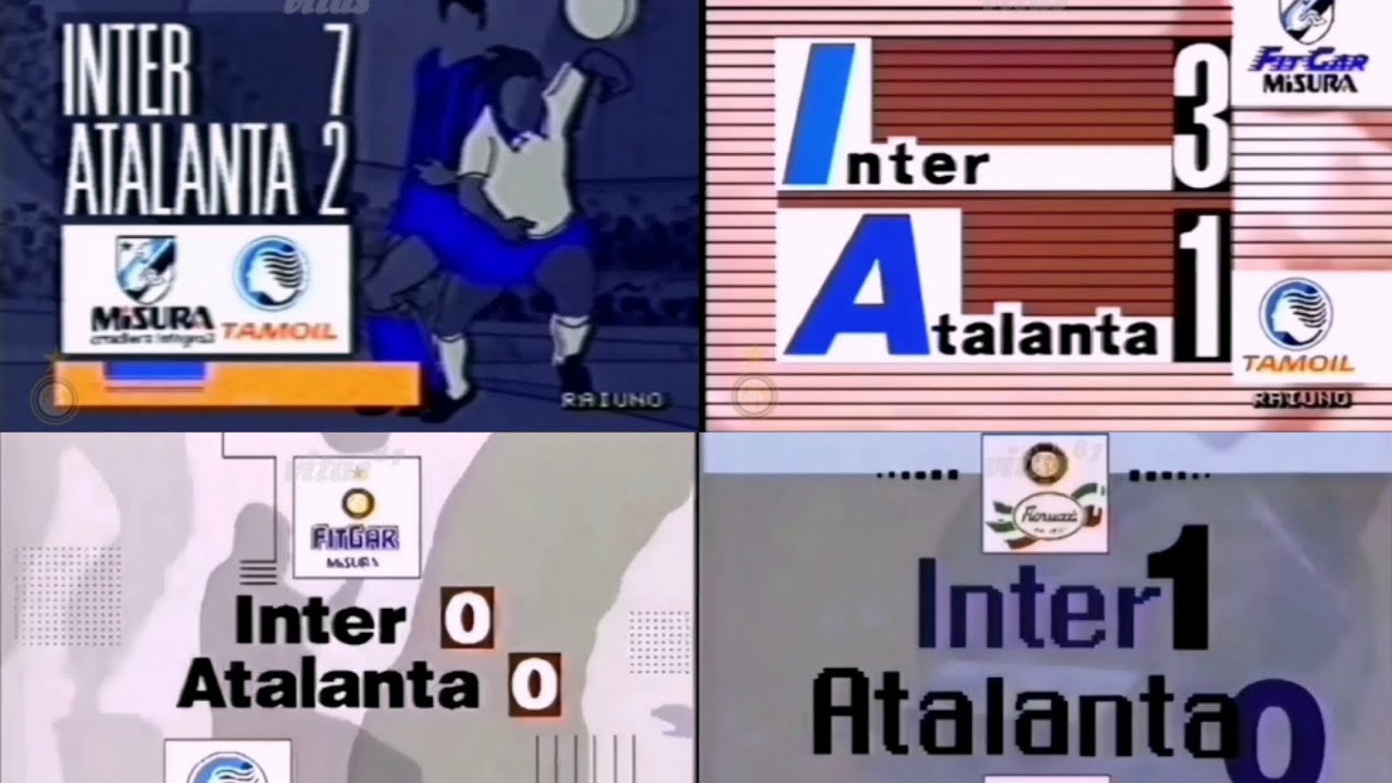 Inter-Atalanta anni '90 - Domenica Sportiva 