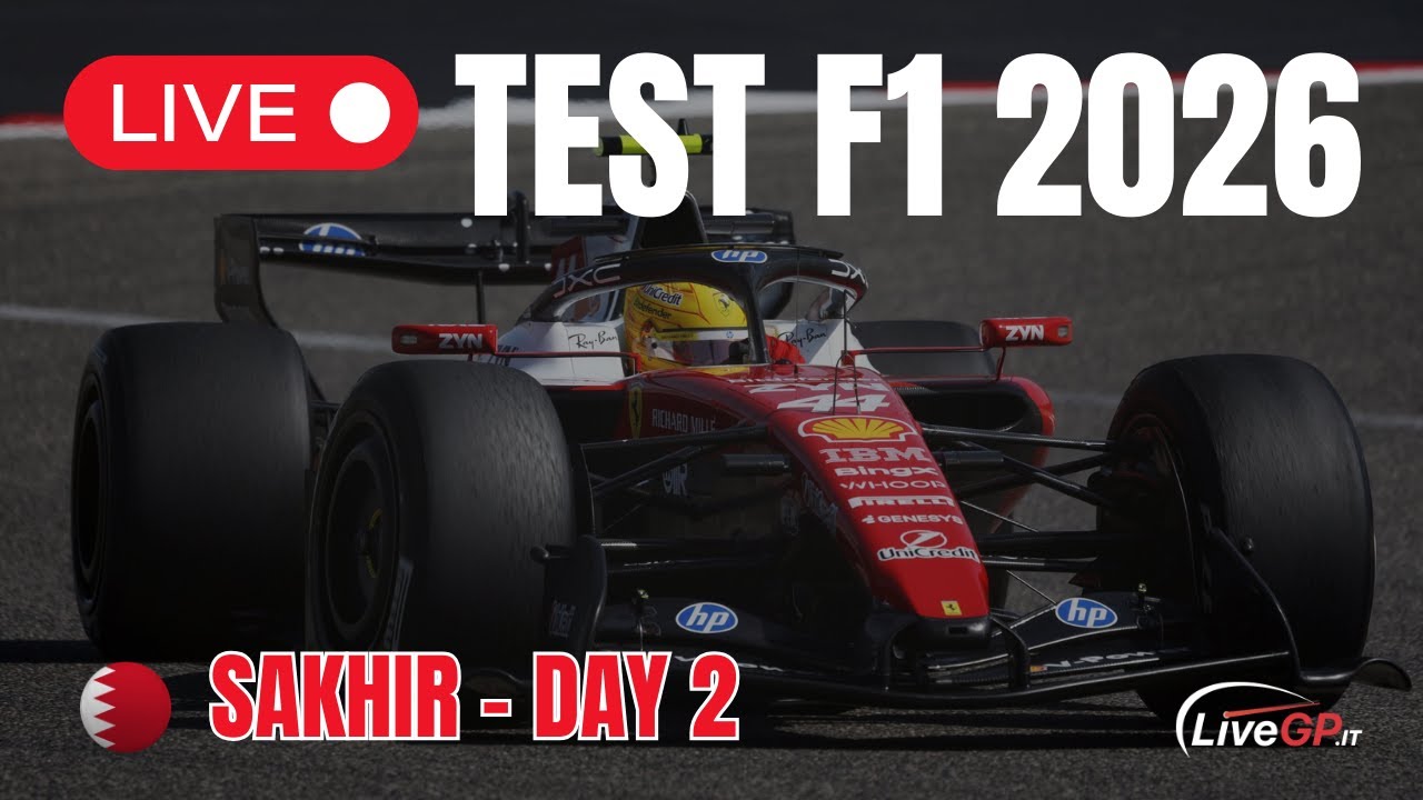 LIVE | Test F1 Bahrain 2026 – Day 2: analisi tempi e novità tecniche in pista