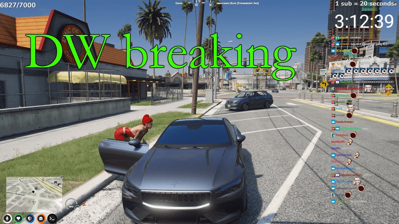 Leslie breaks DW + chat reaction | Nopixel GTA V RP |
