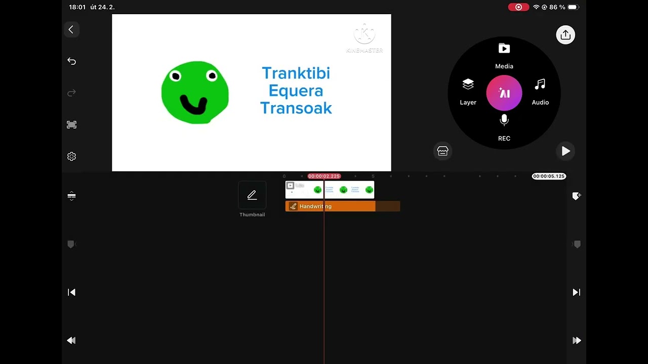 Tranktibi Equera Transoak Logo Remake KineMaster Speedrun