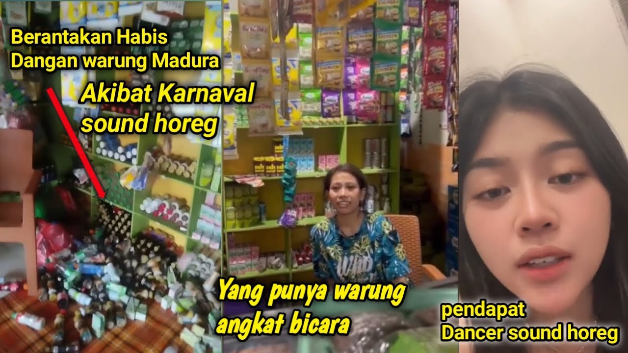 VIRAL KENYATAAN WARUNG MADURA MOJOKERTO BERANTAKAN OLEH SOUND HOREG