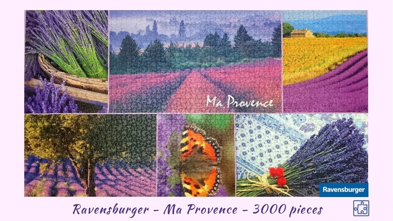 Jigsaw Puzzle Time-lapse - Provence, by Ravensburger - 3000 pieces