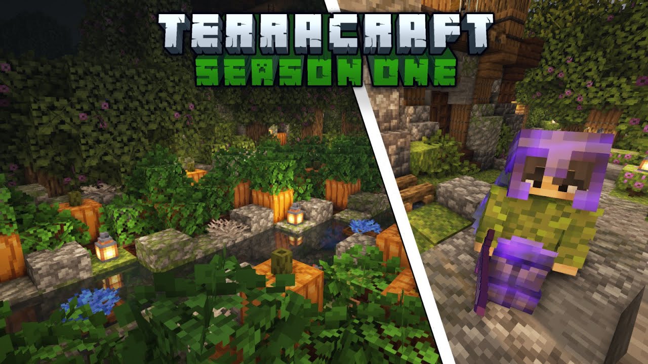The Pumpkin Fields and A lake! | Terracraft SMP | Episode 5