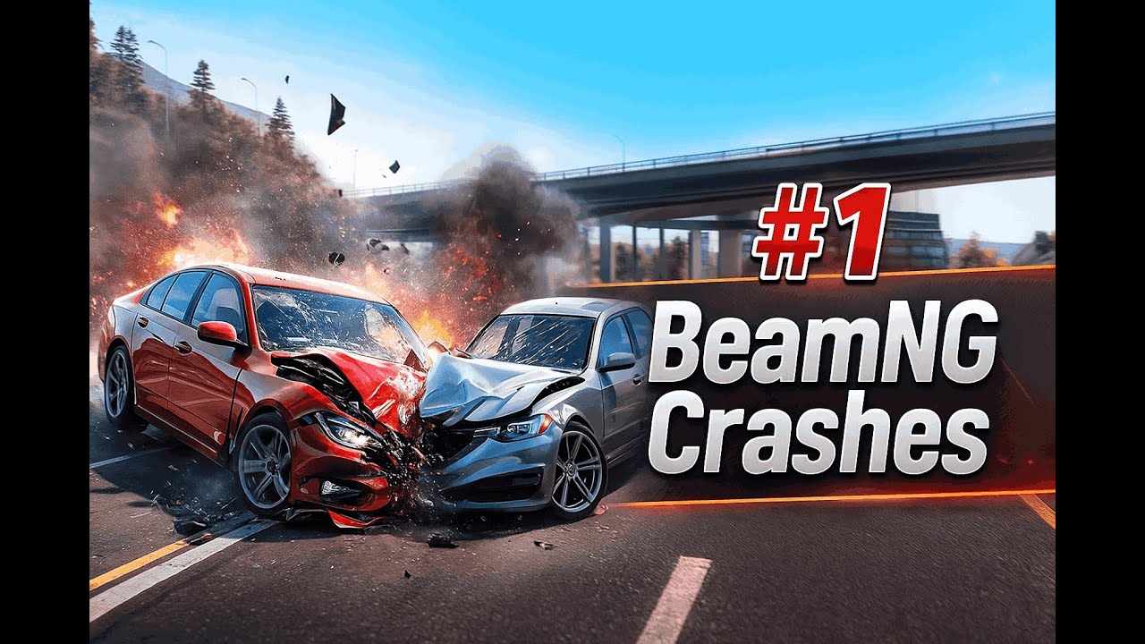 BeamNG Drive REALISTIC CRASHES – Day 1 | Extreme Car Destruction Compilation!