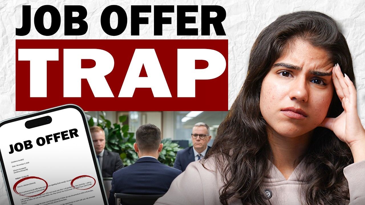 10 Offer Letter Traps Freshers MUST Avoid! (Don't Get Scammed)