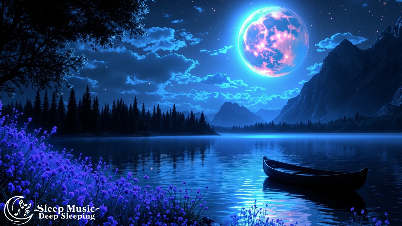 (No Ads) Tranquil Night For Deep Sleep &bull; Stimulates Melatonin Production &bull; Reduce Stress, Anxiety