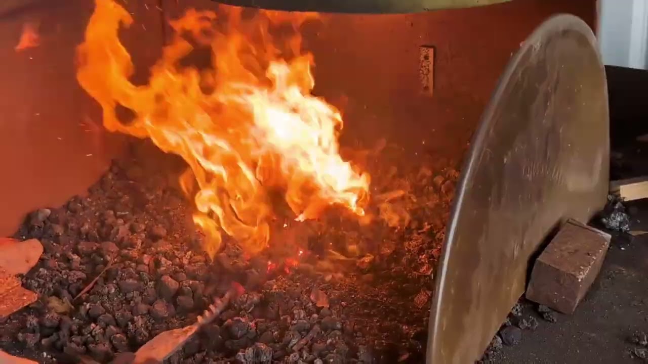 Making a Bladsmith knife (informative) #blacksmith #history #metalworking #educational #forge 