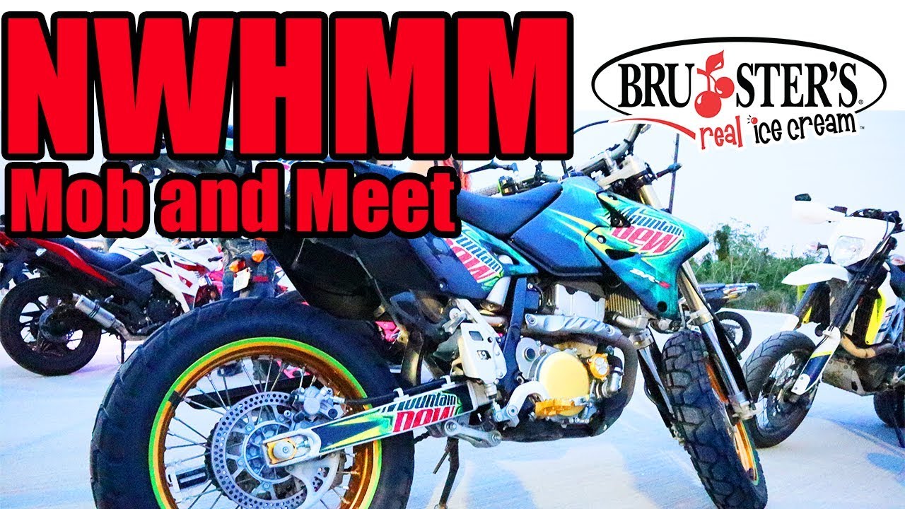 Stunt Lot and Group ride to Brewsters Icecream! #NWHMM #Wheelies