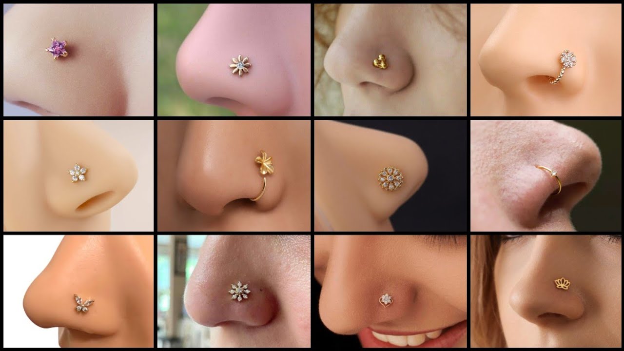 Gold Nosepin for Daily Use | 50+ Girlish Gold Nosepin/Nosering Design 