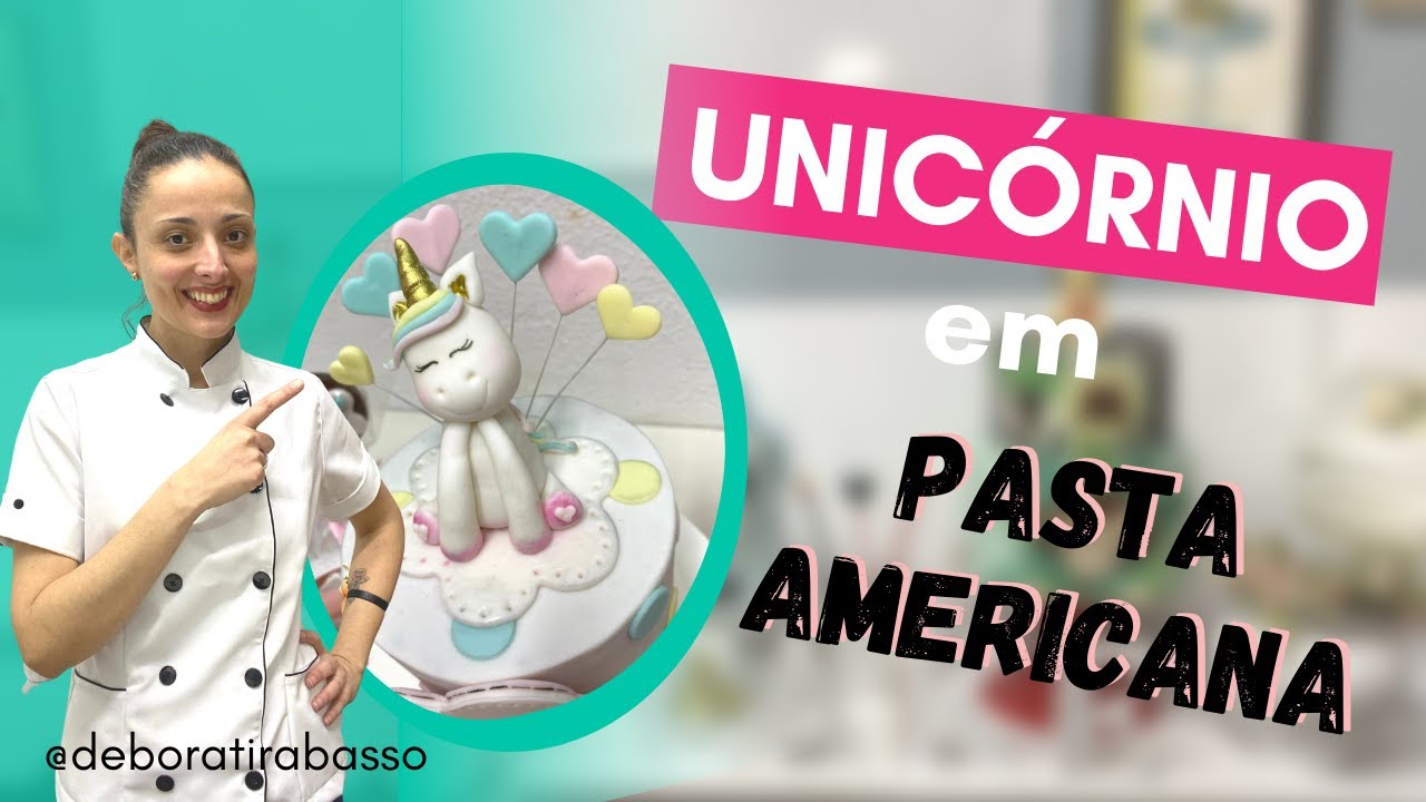 Como modelar um unicórnio em pasta americana
