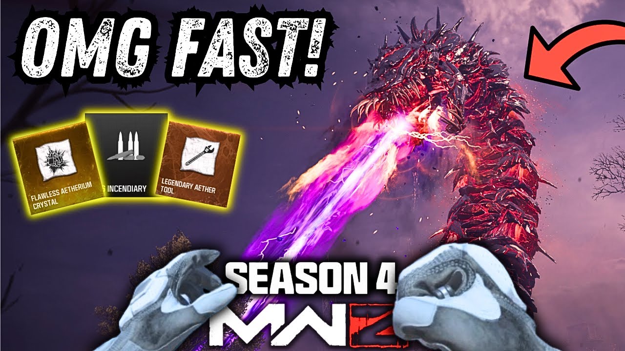 Fastest Way to Kill the Red Worm in MW3 Zombies Season 4 Easy