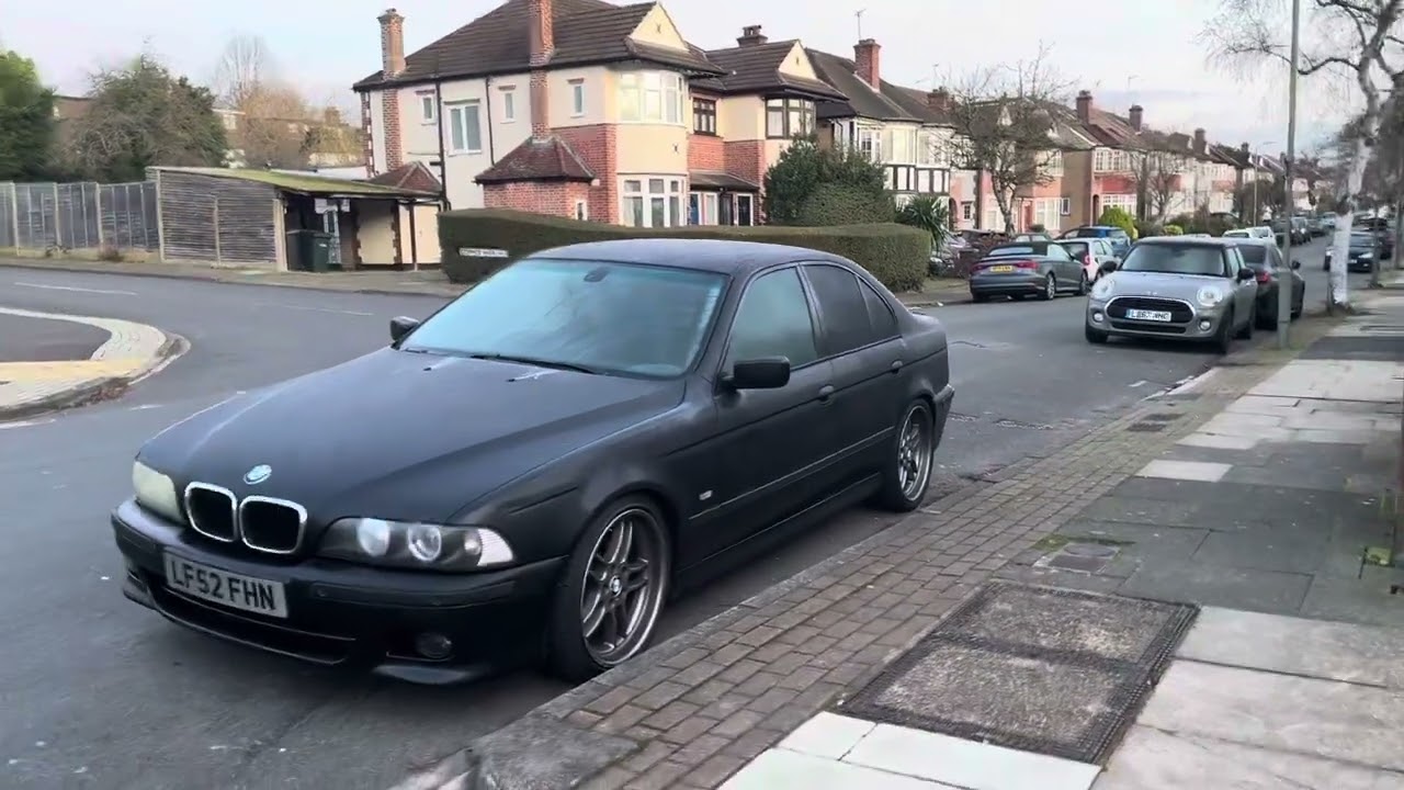 BMW e39 530i cold start up