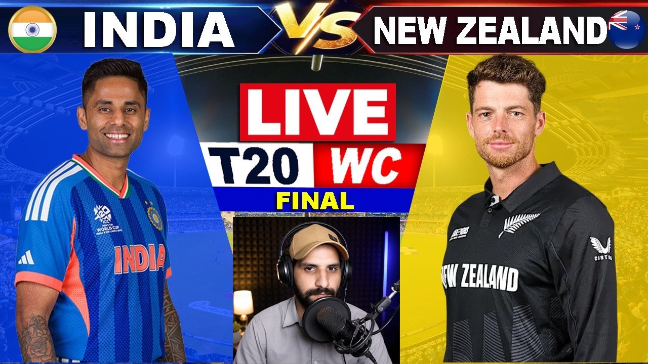 T20 WC FINAL LIVE: India vs New Zealand World Cup Final Match | IND vs NZ Live Match #livescore