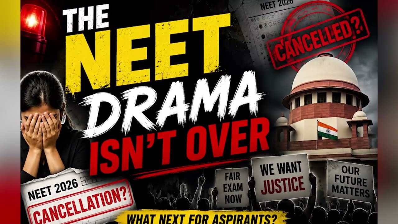 NEET-UG 2026 Cancelled Amid Controversy; Students Protest Across India