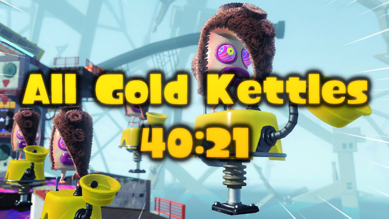 World Record: All Gold Kettles in 40:21 - Splatoon 3