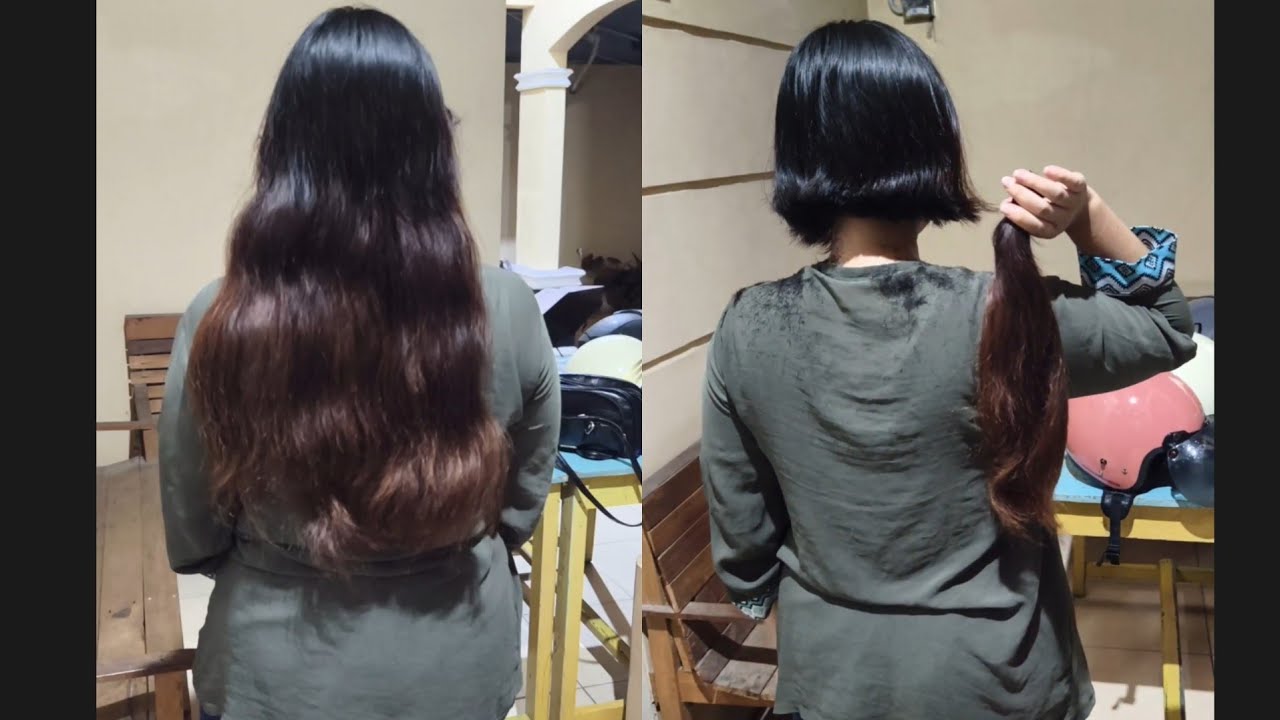 RAMBUT SEINDAH INI RELA DIBONDOL JADI SUPER PENDEK?