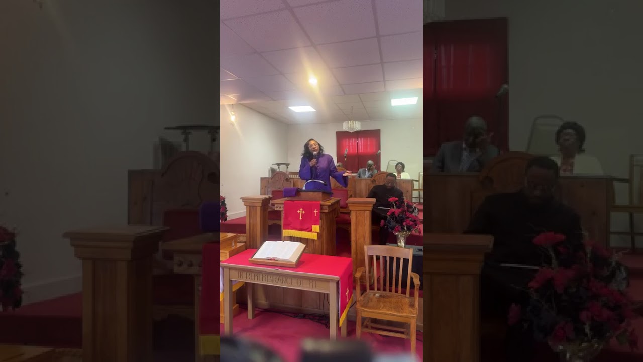 Dr. Howse preaching International Women's Day Sermon Topic: 