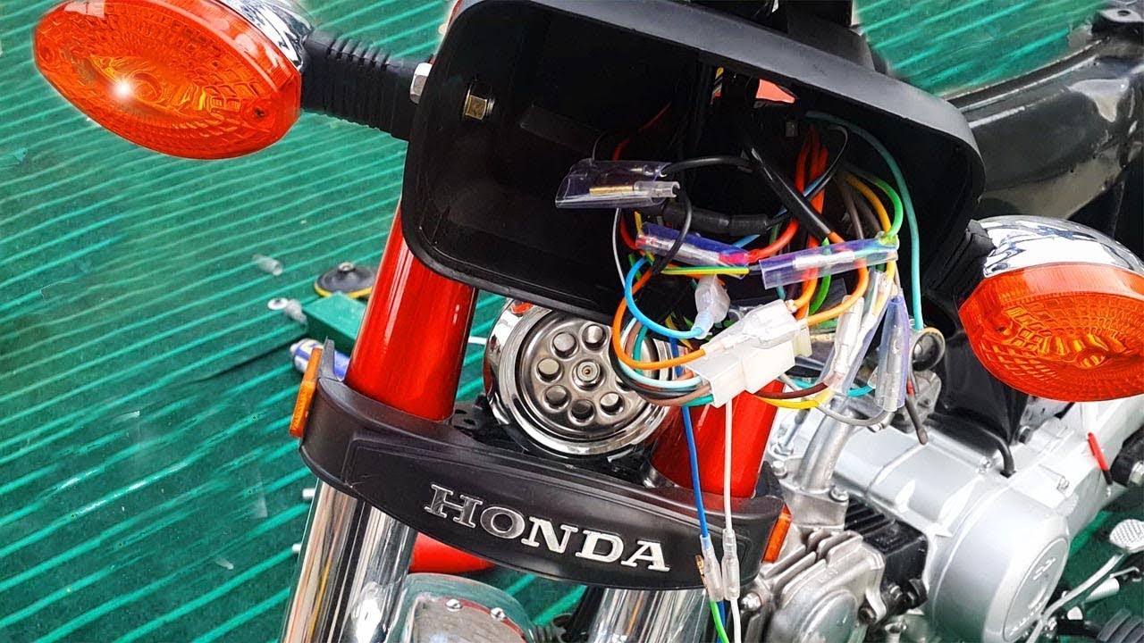 COMPLETE CD 70 HONDA MOTORCYCLE WIRING HOW TO DO IT