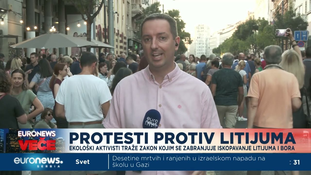 Protest protiv iskopavanja litijuma u Beogradu