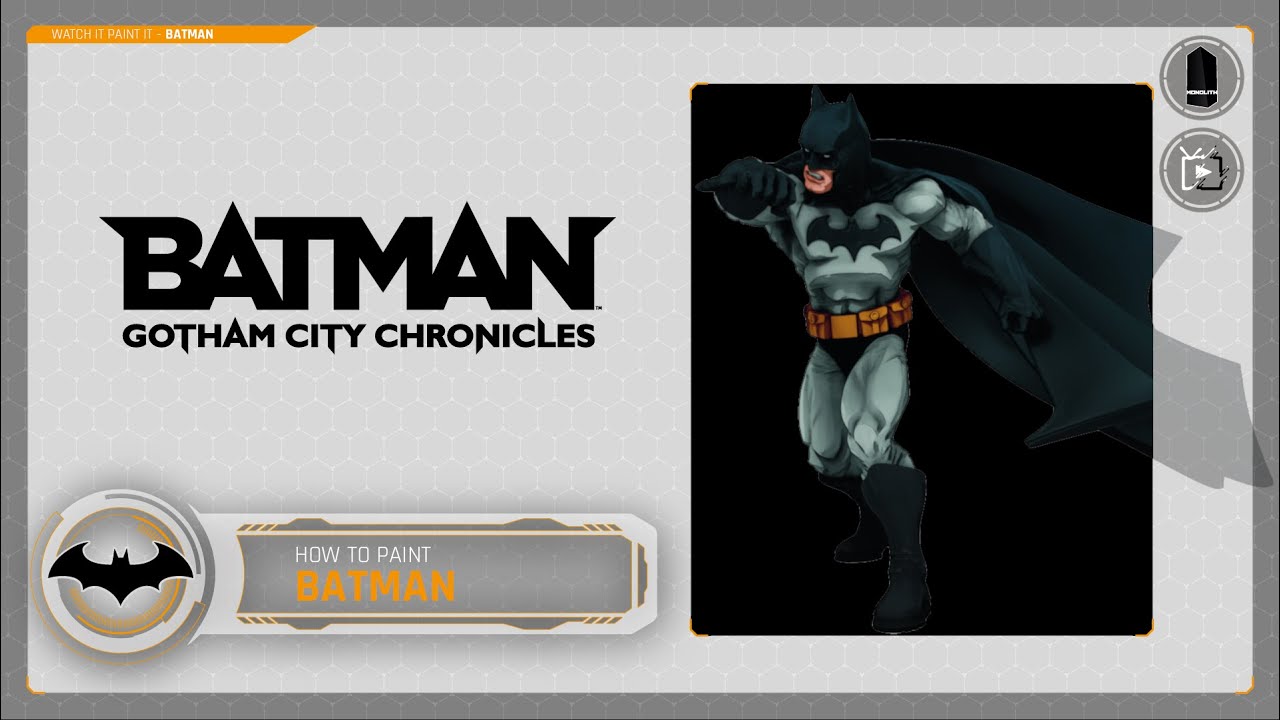 Batman : Gotham City Chronicles - Painting Batman
