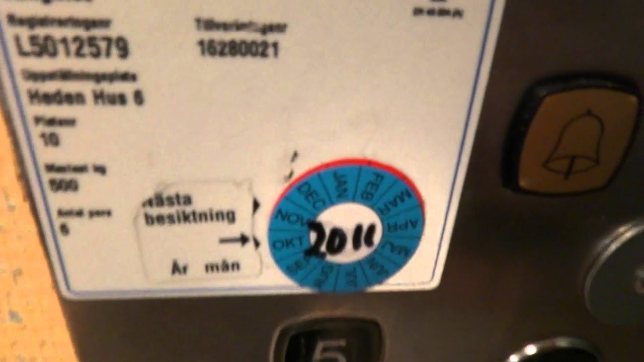 December update: Asea (mod. by: KONE) traction elevator @ Heden 128, Bollnäs, Sweden.