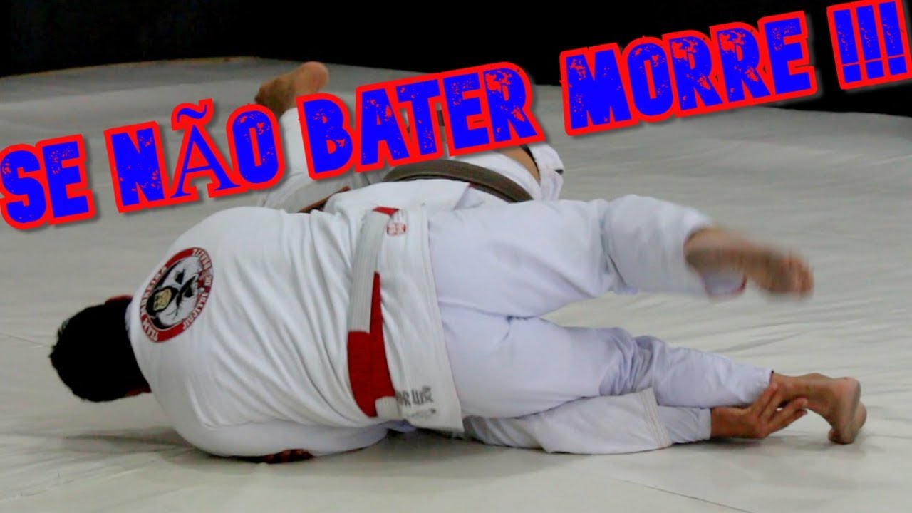 ESTRANGULAMENTO DE JIU JITSU COM FAIXA CORAL JOE MOREIRA E FEU BJJ