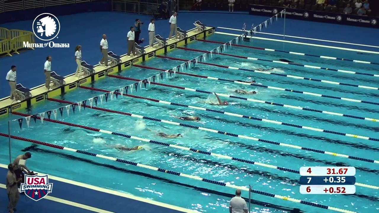 Women's 100m Backstroke C Final   2012 Mutual of Omaha Swimvitational