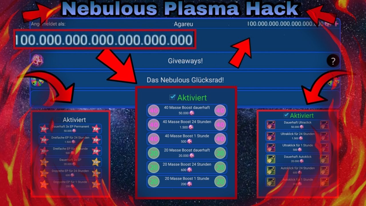 Nebulous.io Ultra Plasma Hack | v 3.0.5 | Biggest Nebu Hack 2019