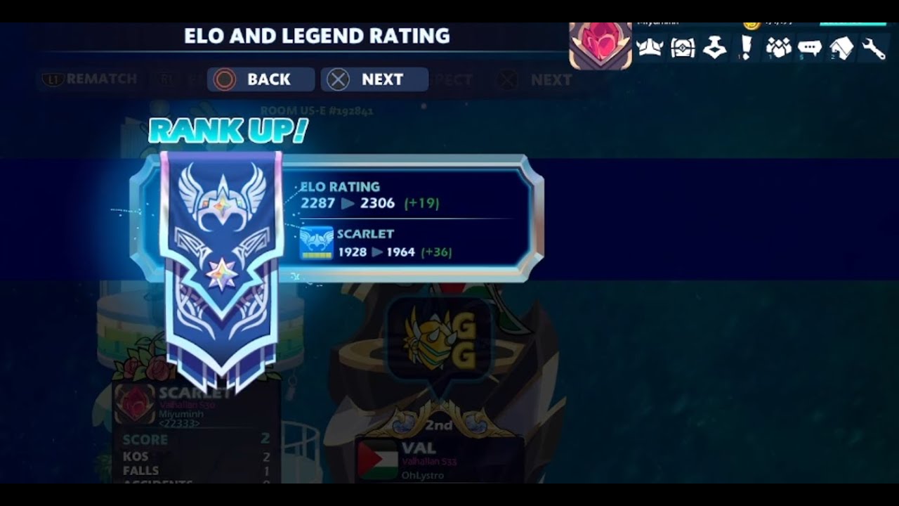 Brawlhalla Ranked 1v1: Finally Claiming Valhallan Rank In Season 34!