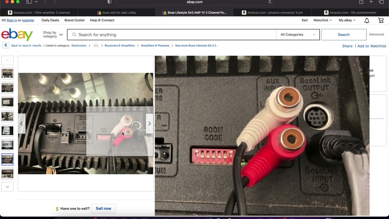 Converting a CHEAP Bose SA-3 amplifier into a standalone unit