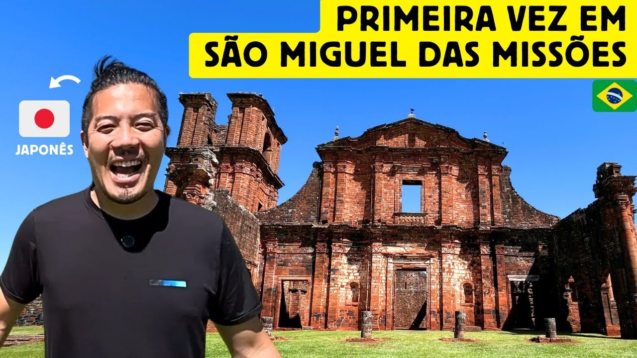 Primeira vez de um japonês em Sāo Miguel das Missões, RS