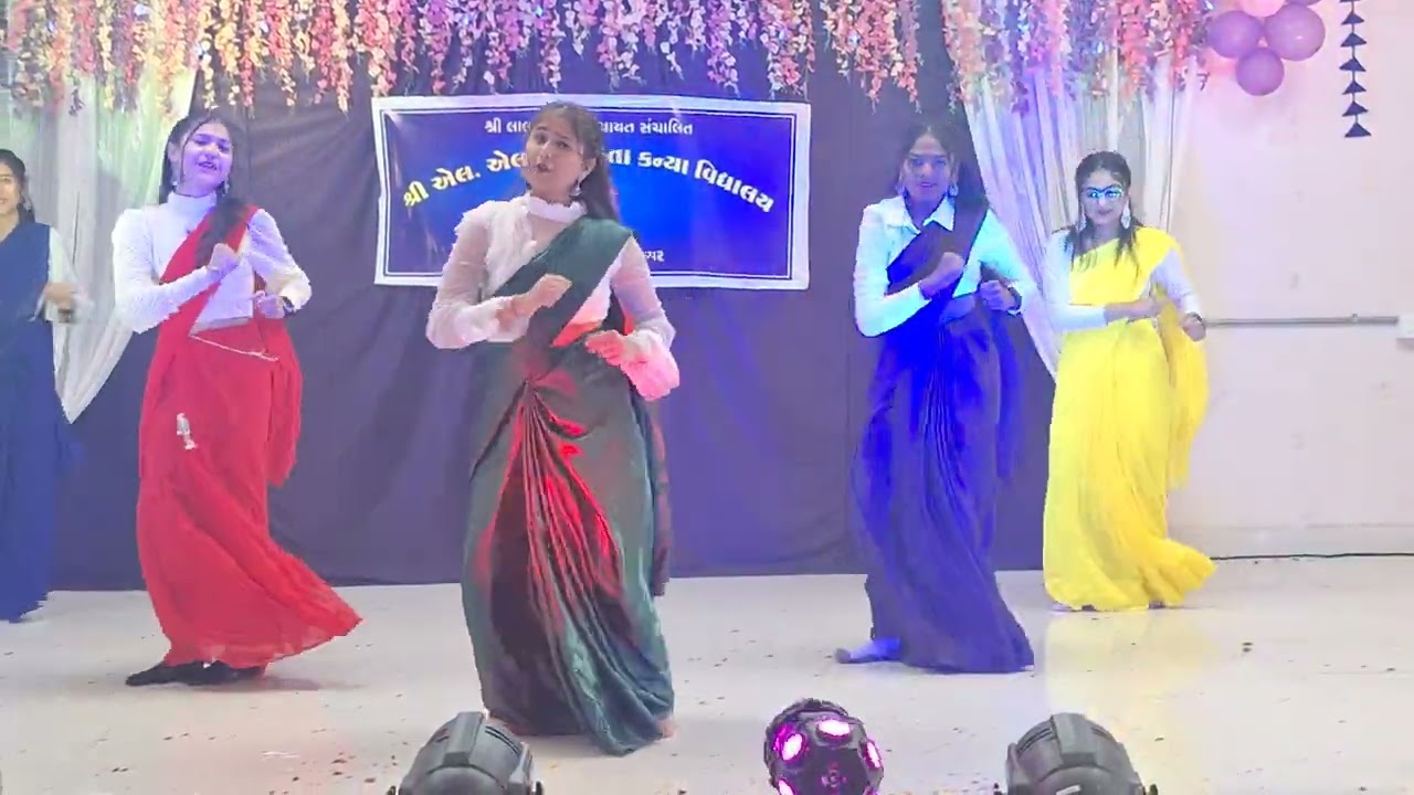 SAREE SPECIAL FUSION BY STD 12TH STUDENTS/ANNUAL 2024/SHREE L.L.A.MEHTA KANYA VIDYALAY NLALPUR