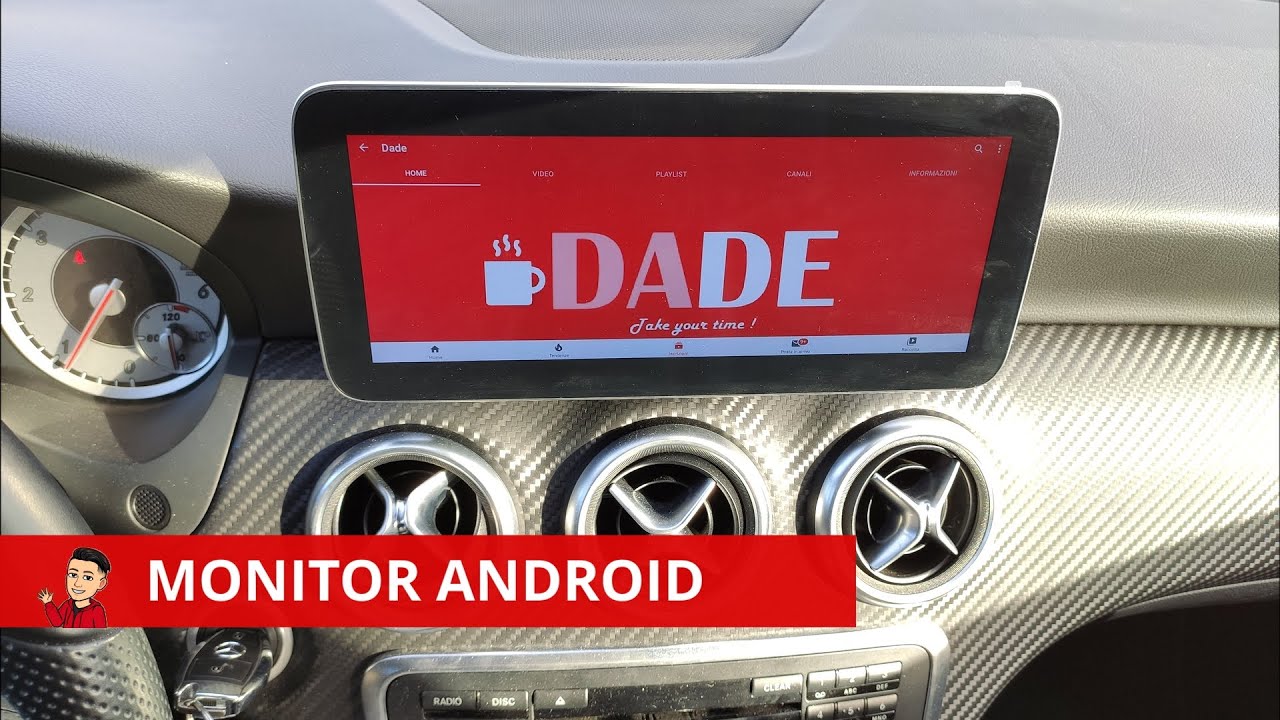 Riporta la tua auto nel futuro - Monitor Android Mercedes Classe A