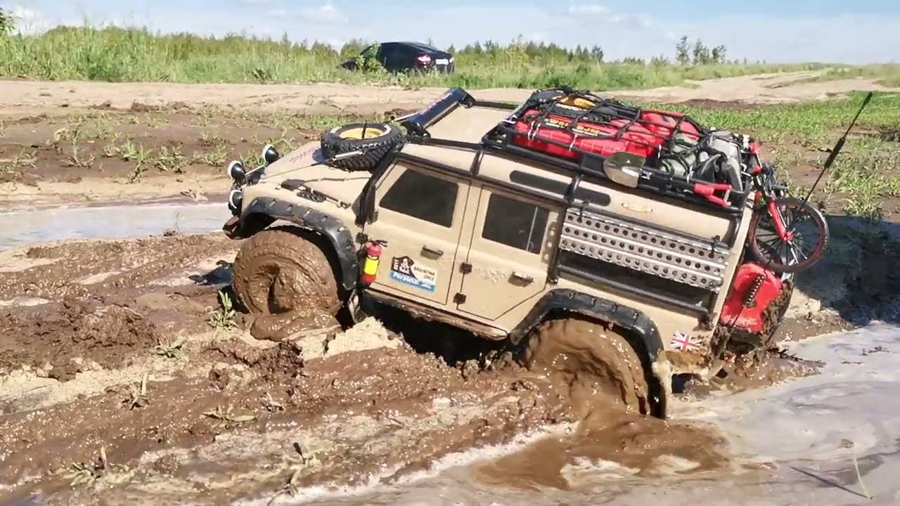 Traxxas trx4 Defender. Mud  More Mud  Part 2