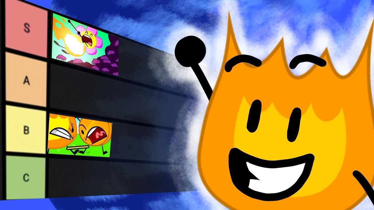BFDI Thumbnail Tier List