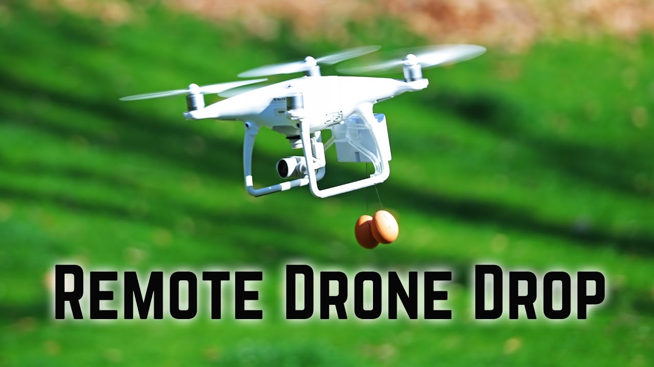 Drone remote cargo release - FLiFLi Airdrop for DJI Phantom 4