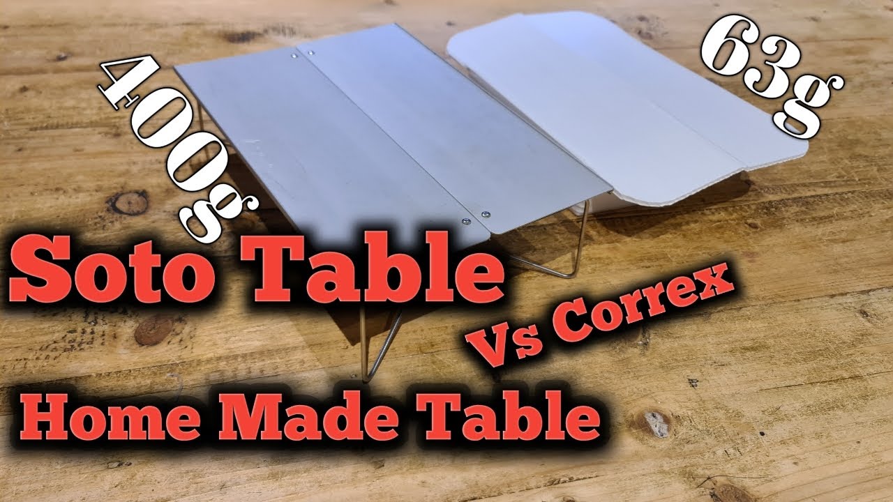 Soto table Vs home made Correx Table