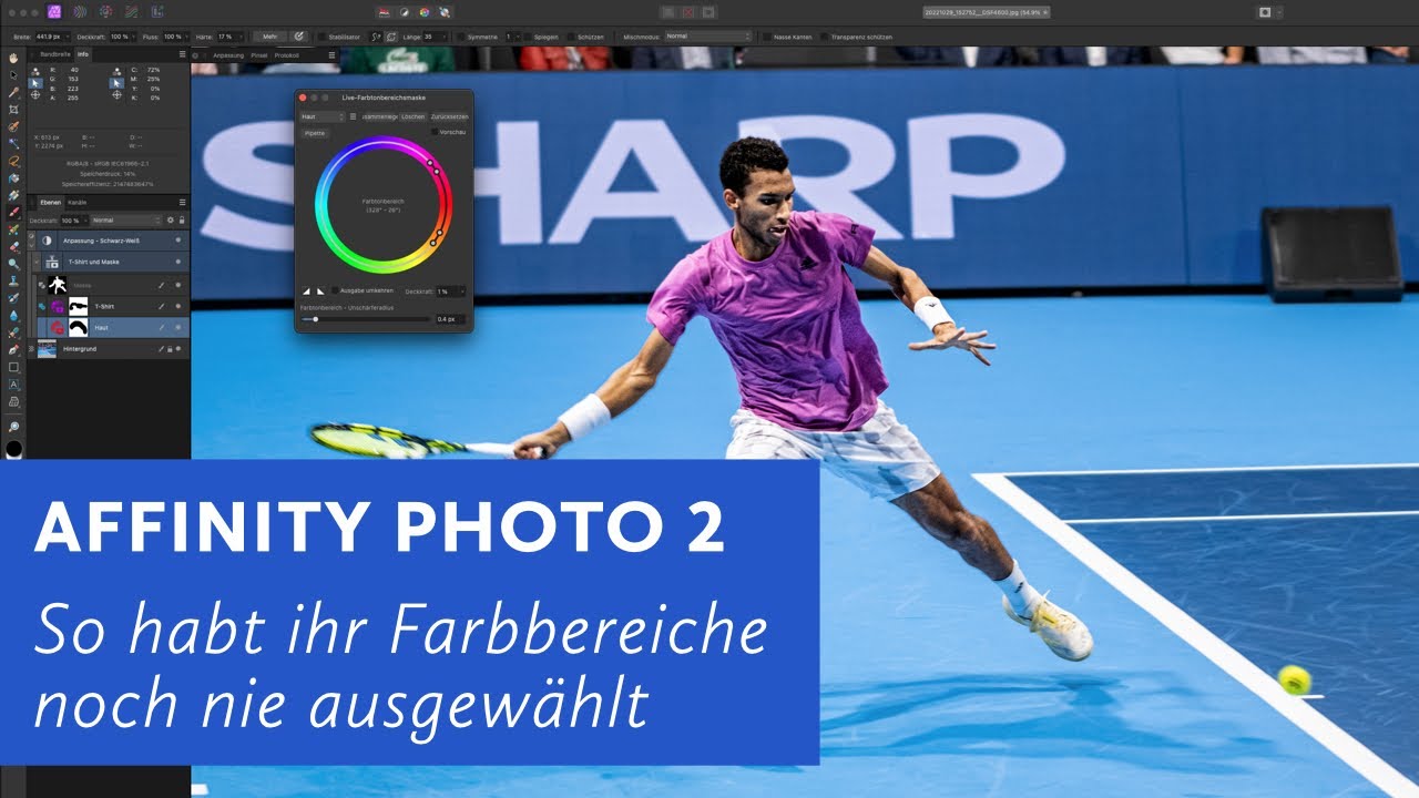 Affinity Photo 2: So habt ihr Farbbereiche noch nie ausgewählt!