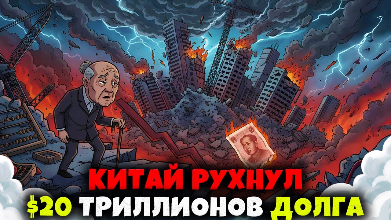 Китай РУХНУЛ: 20 Триллионов Долга и 3 Миллиарда Пустых Квартир